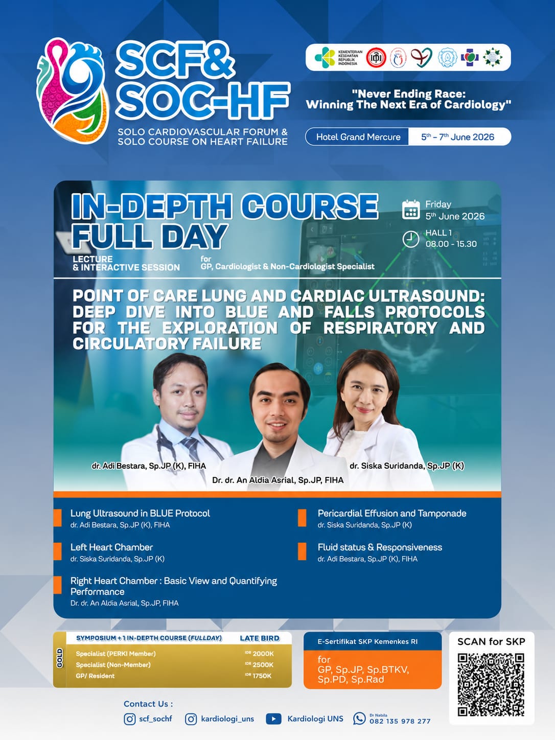 Point of Care Ultra Sound in Critical Cardio-Vascular Care (Fullday)