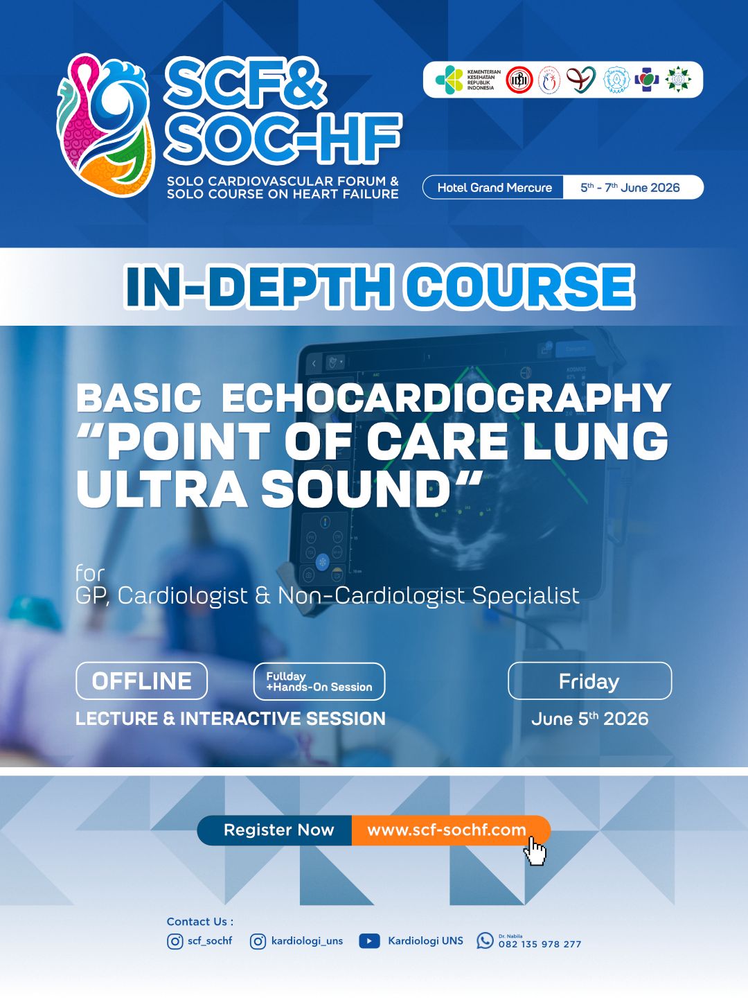 Point of Care Ultra Sound in Critical Cardio-Vascular Care (Fullday)