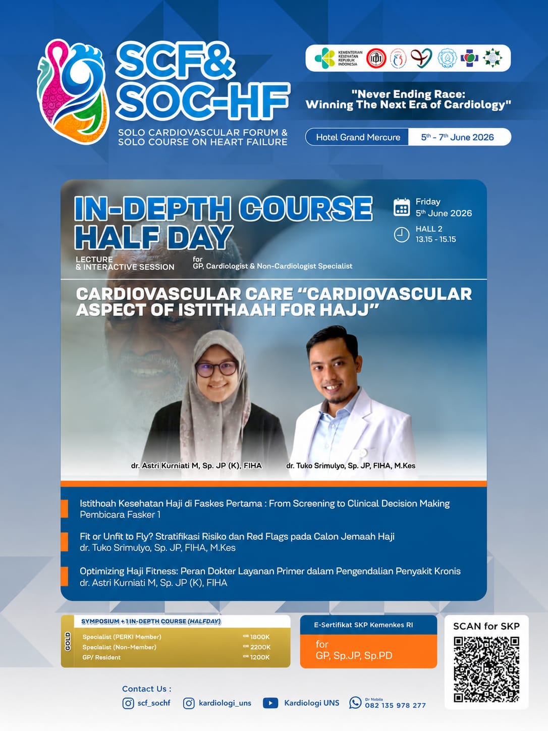 Cardiovascular Care - Cardiovascular Aspect of Istithaah for Hajj (Halfday)